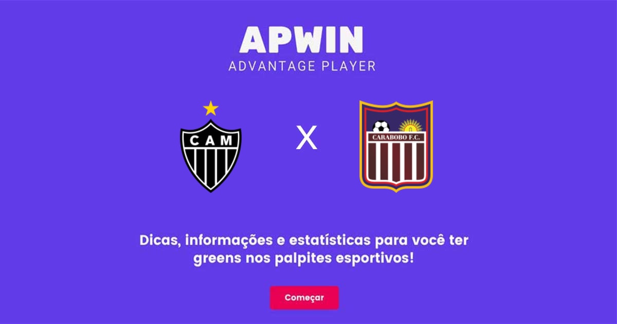 Atl&eacute;tico Mineiro x Carabobo Estat&iacute;sticas | 01/03/2023 | APWin