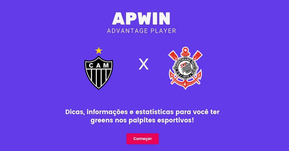 Atlético Mineiro x Corinthians: Estatísticas - 08/07/2023 | APWin