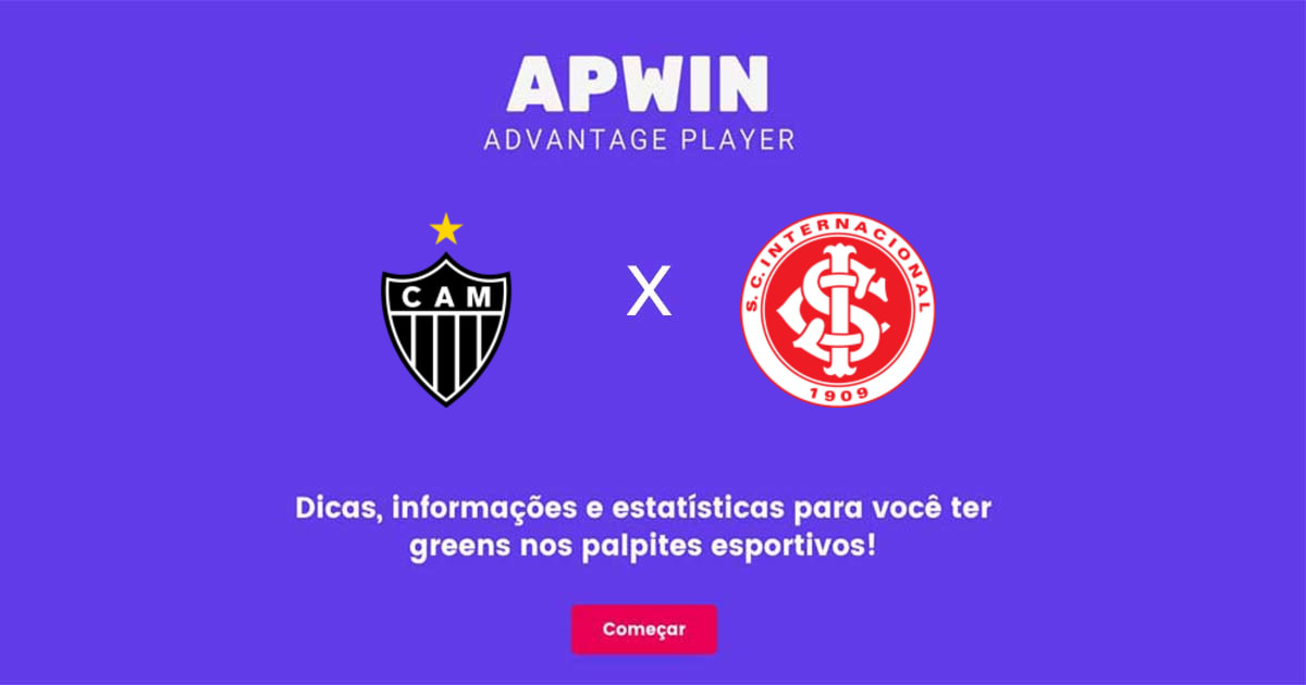 Atlético Mineiro x Internacional Estatísticas | 13/05/2023 | APWin