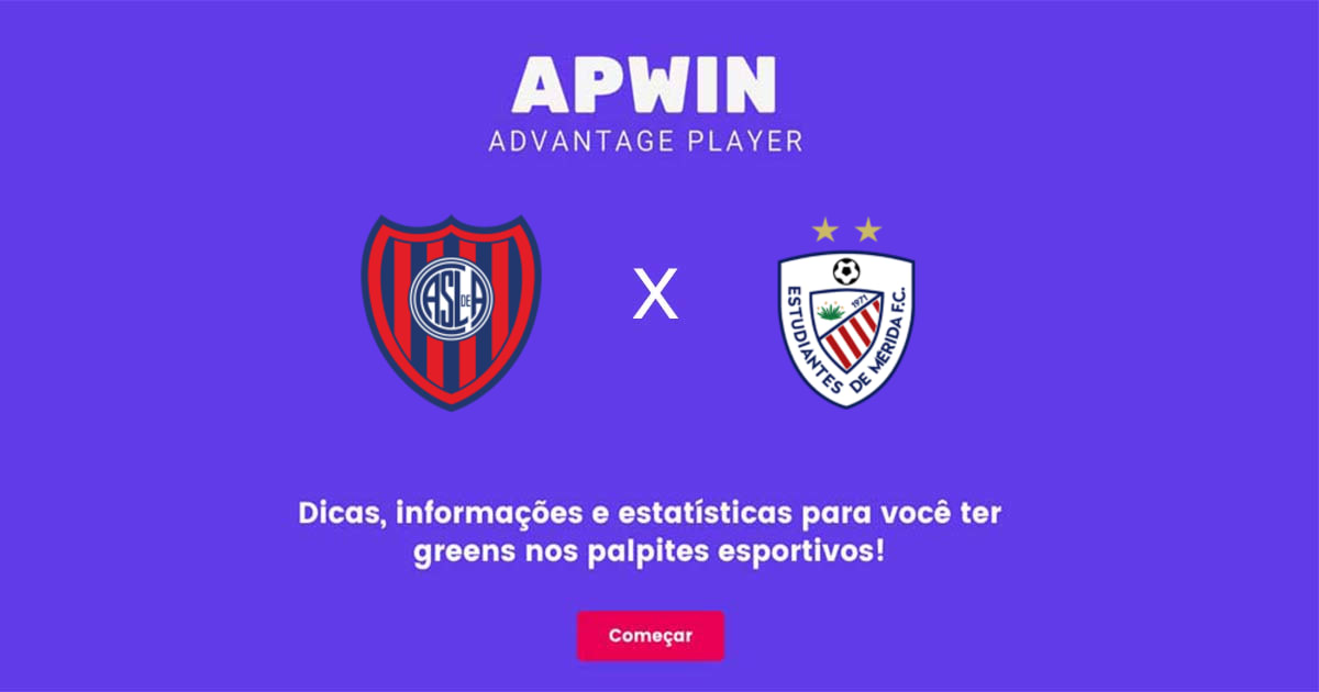 San Lorenzo x Estudiantes M&eacute;rida Estat&iacute;sticas | 27/06/2023 | APWin