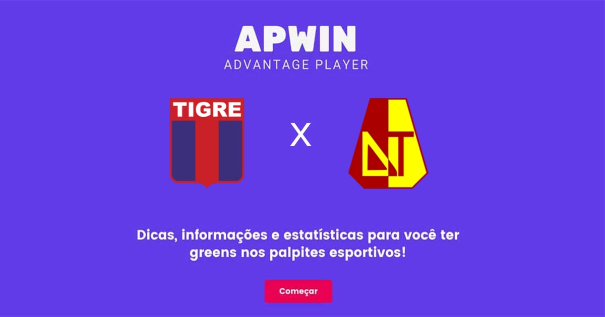 Tigre x Deportes Tolima Estat&iacute;sticas | 24/05/2023 | APWin