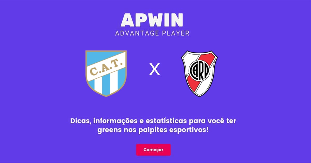 Atlético Tucumán x River Plate Estatísticas | 28/04/2023 | APWin