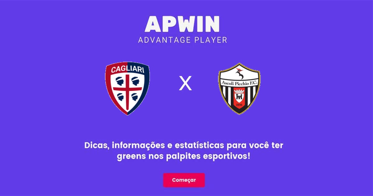 Cagliari x Ascoli Estat&iacute;sticas | 10/03/2023 | APWin