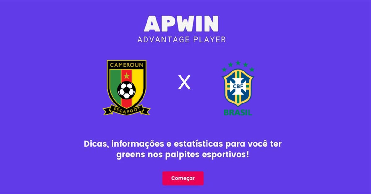 Camar&otilde;es x Brasil Estat&iacute;sticas | 02/12/2022 | APWin