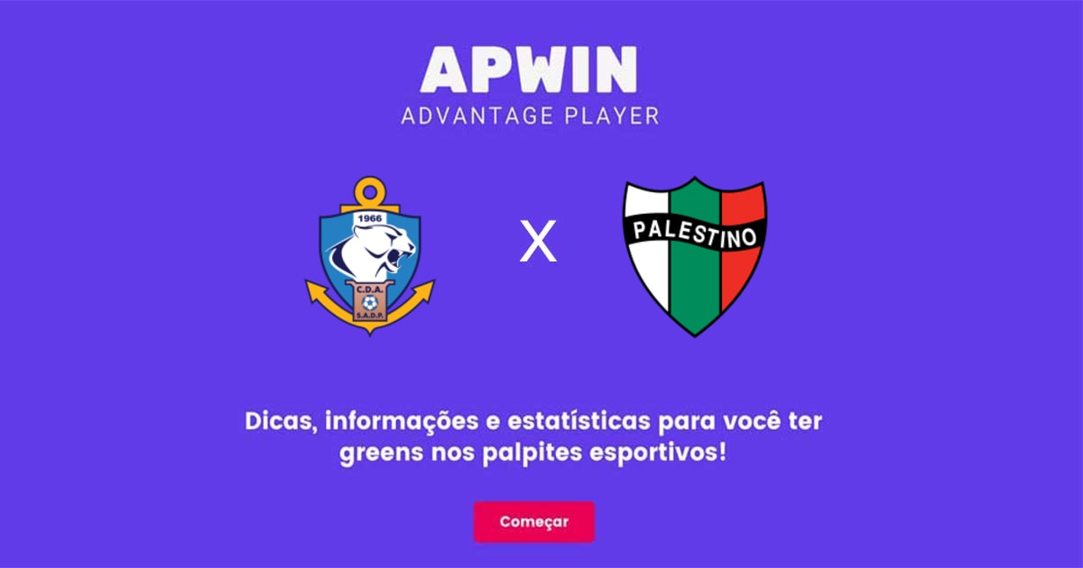 Antofagasta x Palestino Estat&iacute;sticas | 15/10/2022 | APWin