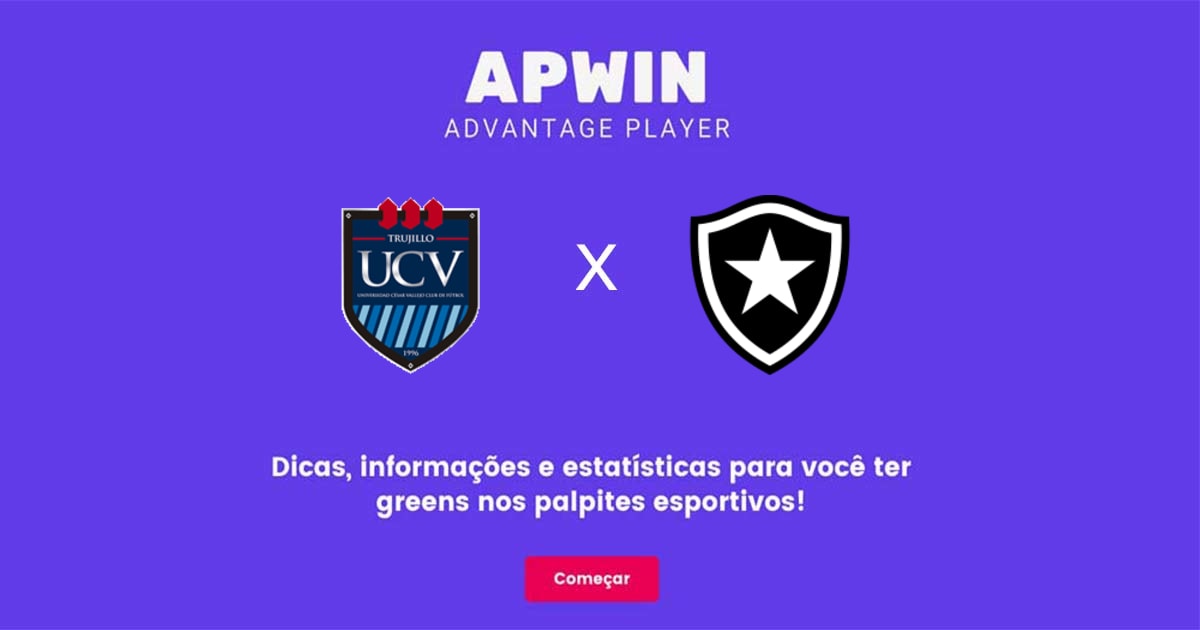 C&eacute;sar Vallejo x Botafogo Estat&iacute;sticas | 25/05/2023 | APWin