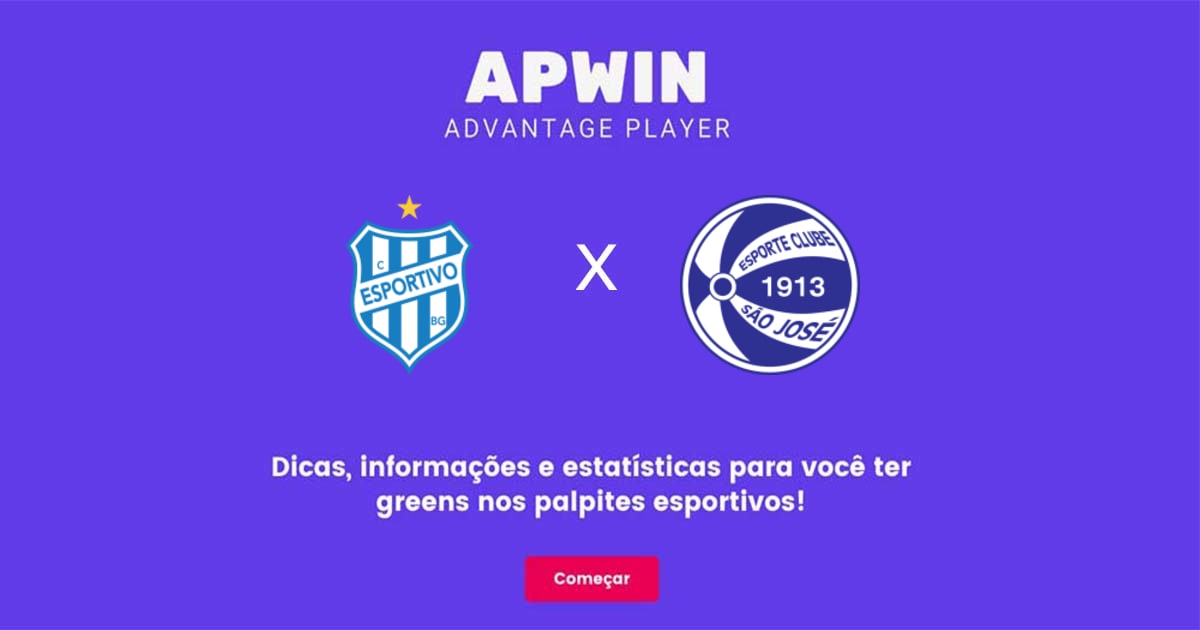 Esportivo x EC S&atilde;o Jos&eacute; Estat&iacute;sticas | 22/01/2023 | APWin