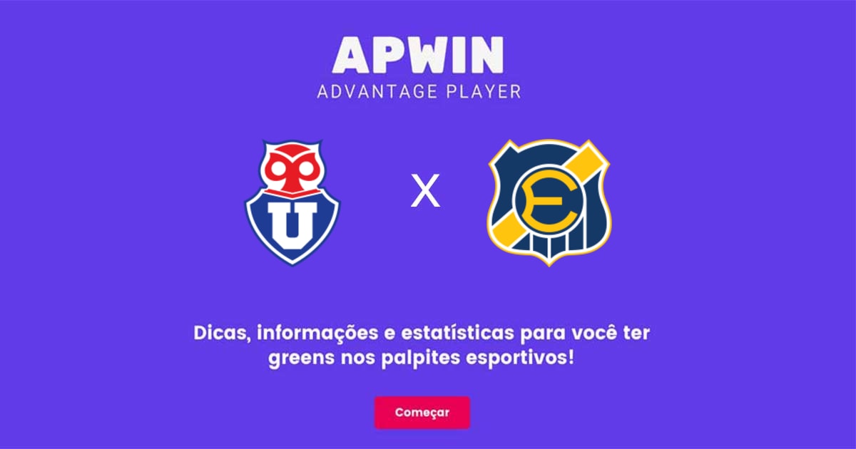 Universidad Chile x Everton Estatísticas | 22/10/2022 | APWin