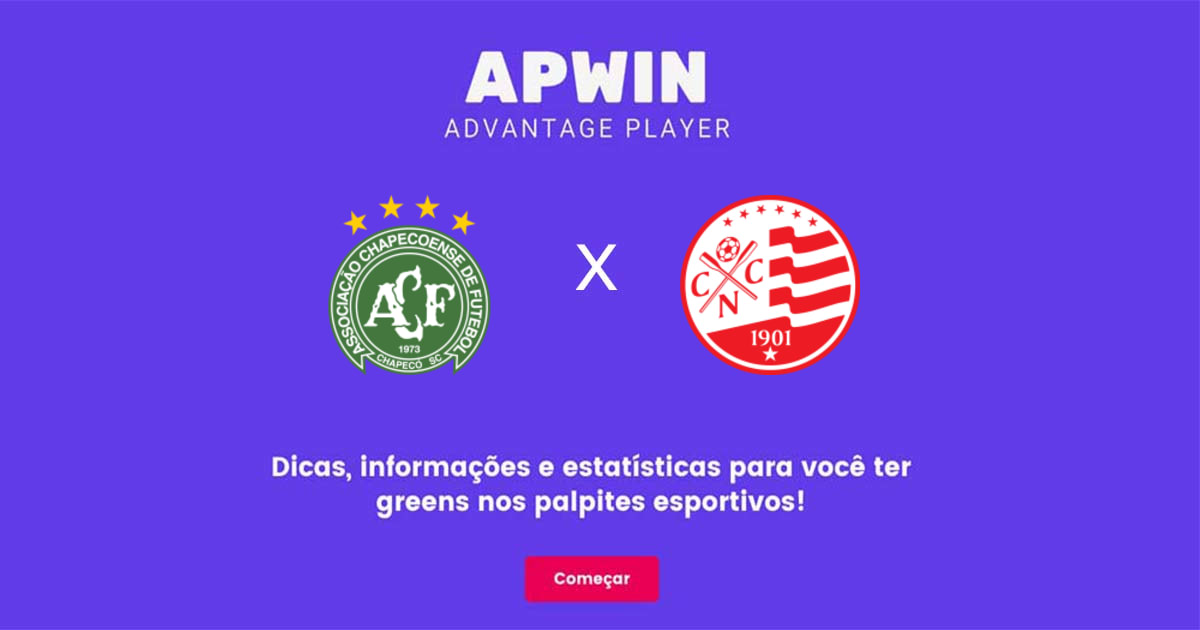 Chapecoense x N&aacute;utico Estat&iacute;sticas | 29/10/2022 | APWin