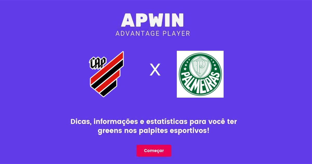 Athletico Paranaense x Palmeiras Women Estat&iacute;sticas | 12/06/2023 | APWin