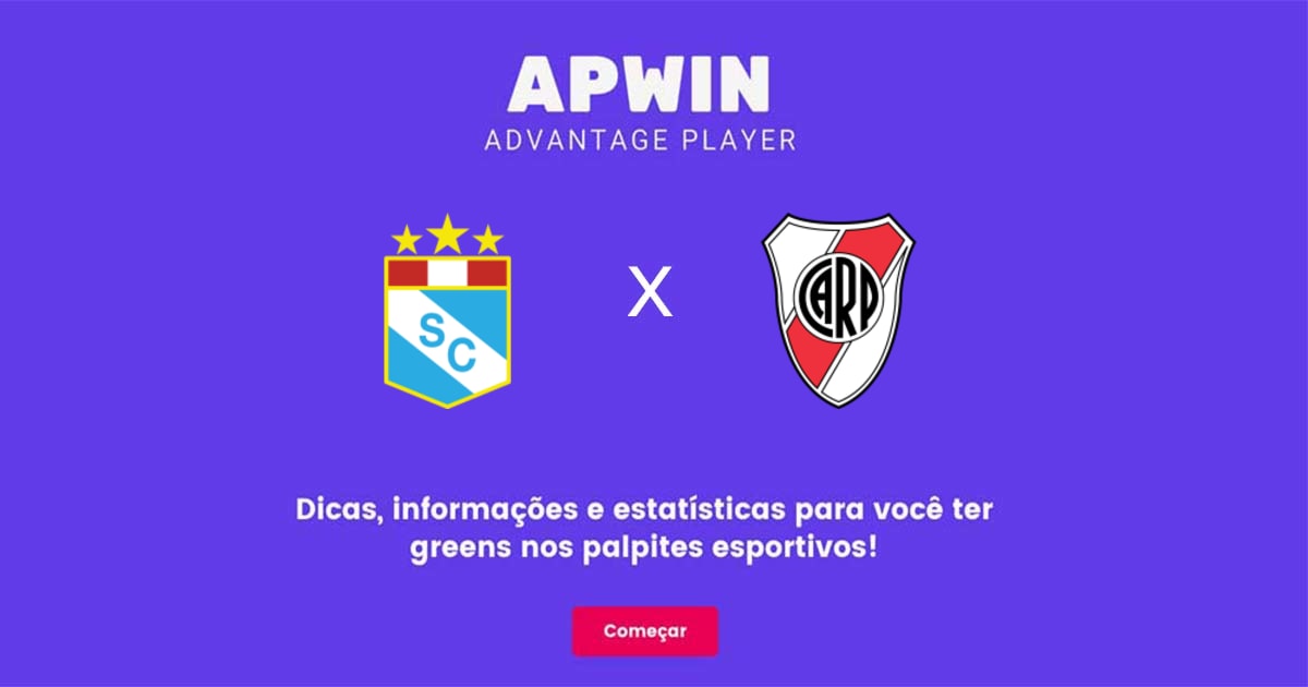Sporting Cristal x River Plate Estat&iacute;sticas | 25/05/2023 | APWin