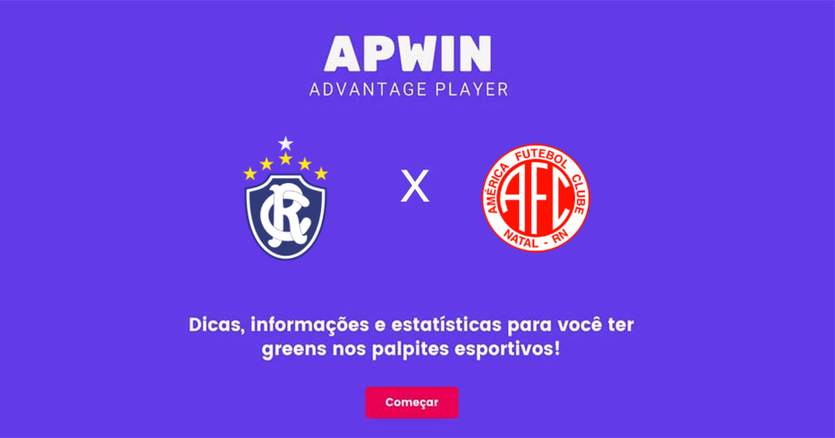 Remo x Am&eacute;rica RN Estat&iacute;sticas | 08/06/2023 | APWin