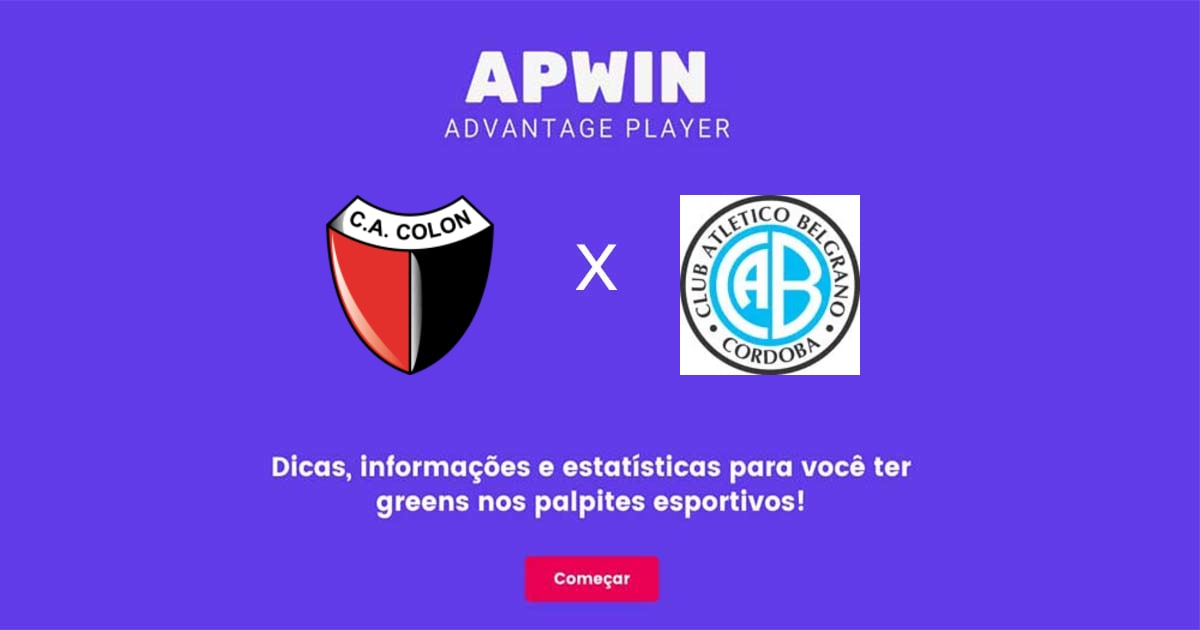 Colón x Belgrano: Estatísticas - 10/07/2023 | APWin