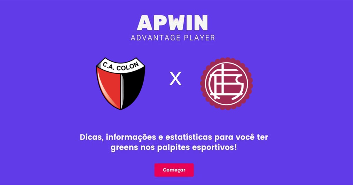 Colón x Lanús Estatísticas | 29/01/2023 | APWin