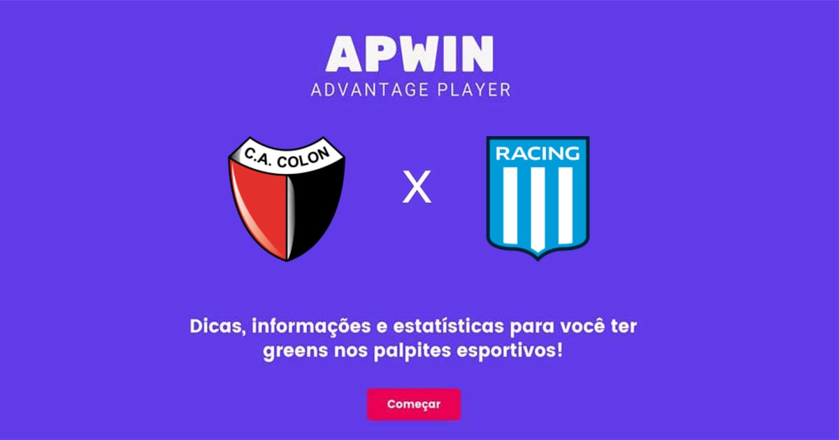 Col&oacute;n x Racing Club Estat&iacute;sticas | 02/07/2023 | APWin