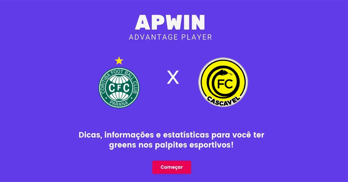 Coritiba x Cascavel FC Estatísticas | 11/03/2023 | APWin