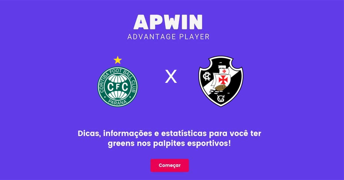 Vasco x Coritiba: Palpites pelo Brasileirão Série A - 21/9