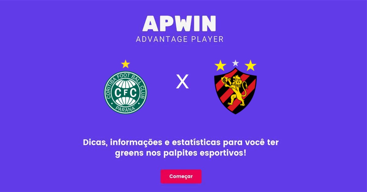 Coritiba x Sport Recife Estatísticas | 12/04/2023 | APWin