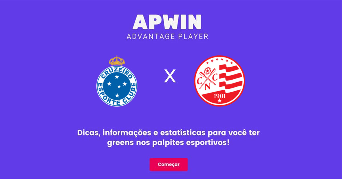 Cruzeiro x N&aacute;utico Estat&iacute;sticas | 25/04/2023 | APWin