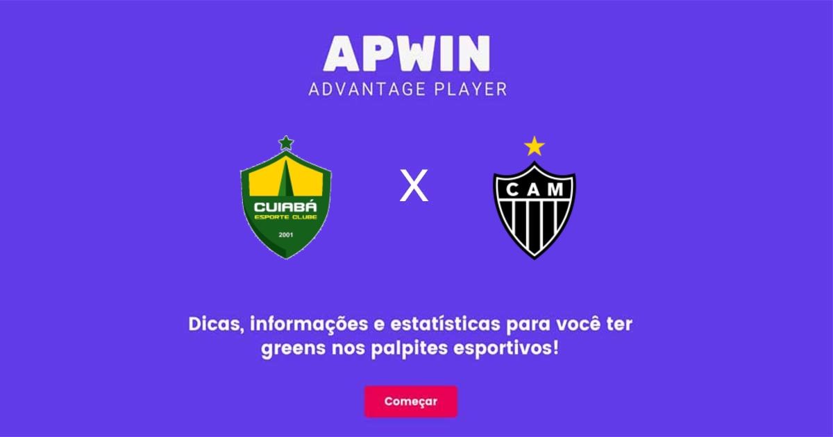 Cuiabá x Atlético Mineiro Estatísticas | 10/05/2023 | APWin