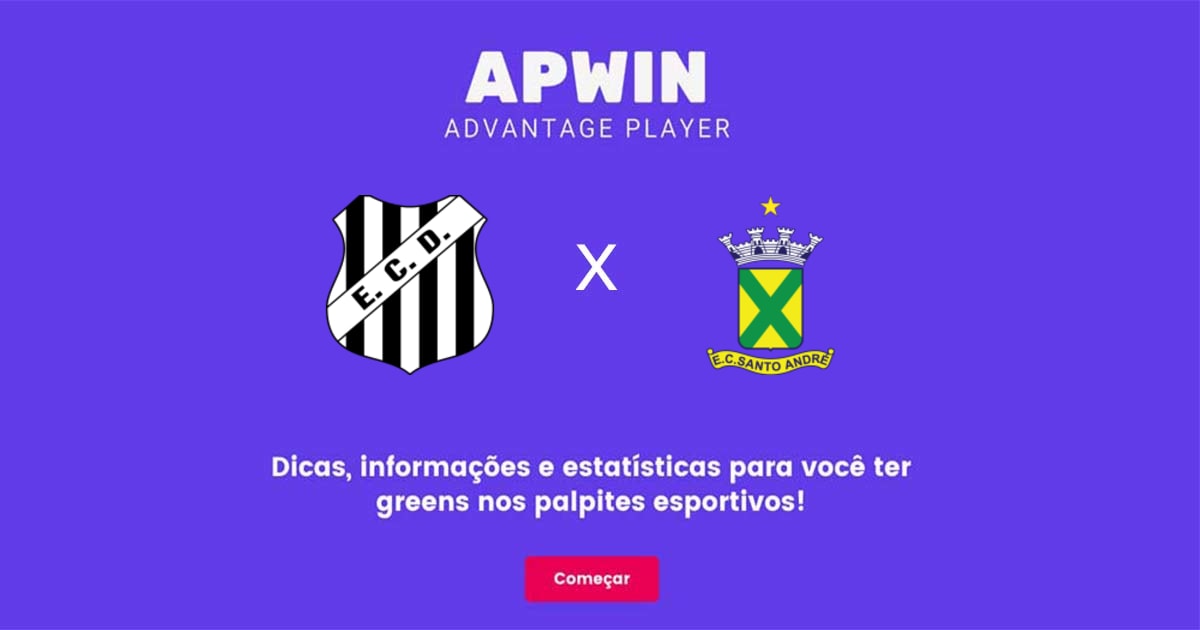 Democrata GV x Santo Andr&eacute; Estat&iacute;sticas | 08/05/2023 | APWin