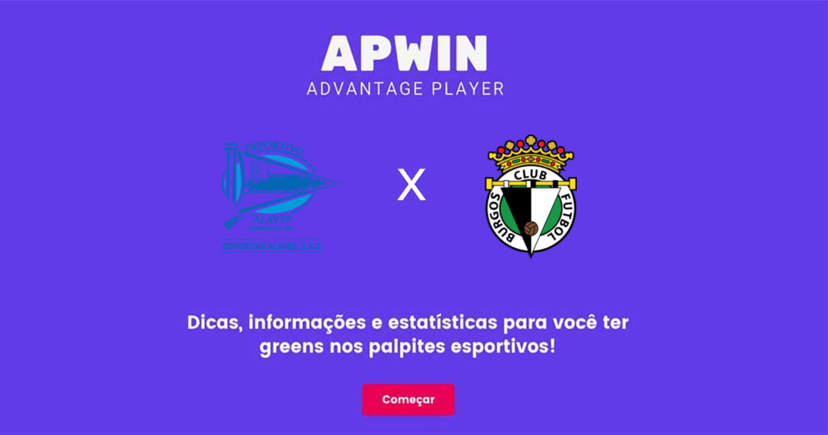 Deportivo Alav&eacute;s x Burgos CF Estat&iacute;sticas | 07/01/2023 | APWin