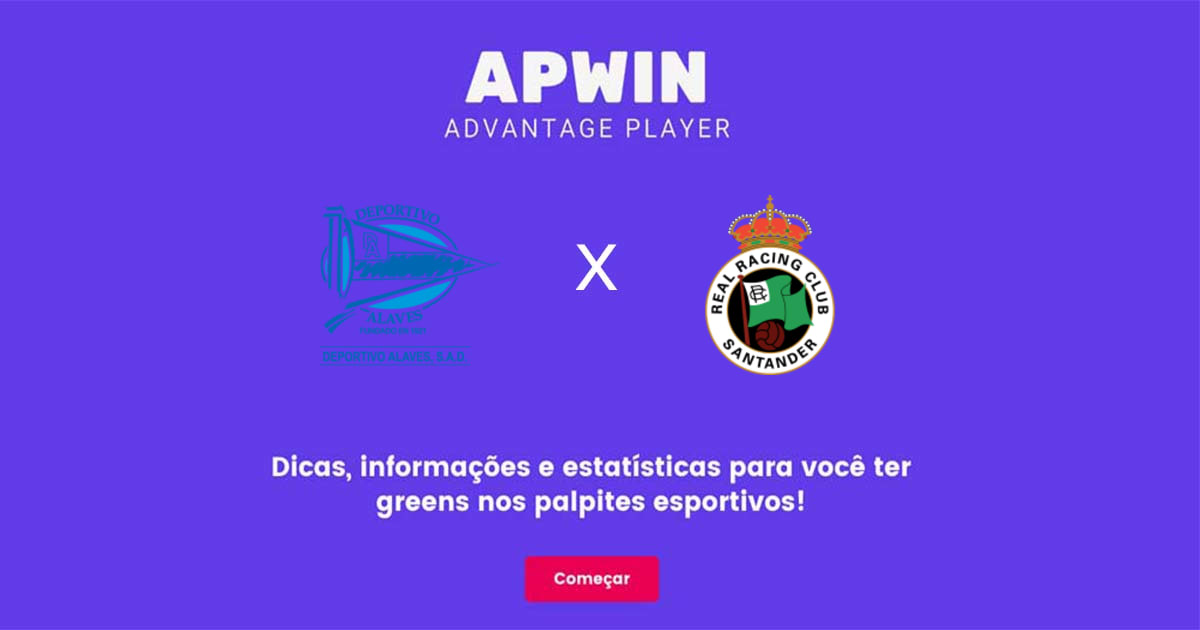 Deportivo Alav&eacute;s x Racing Santander Estat&iacute;sticas | 21/01/2023 | APWin