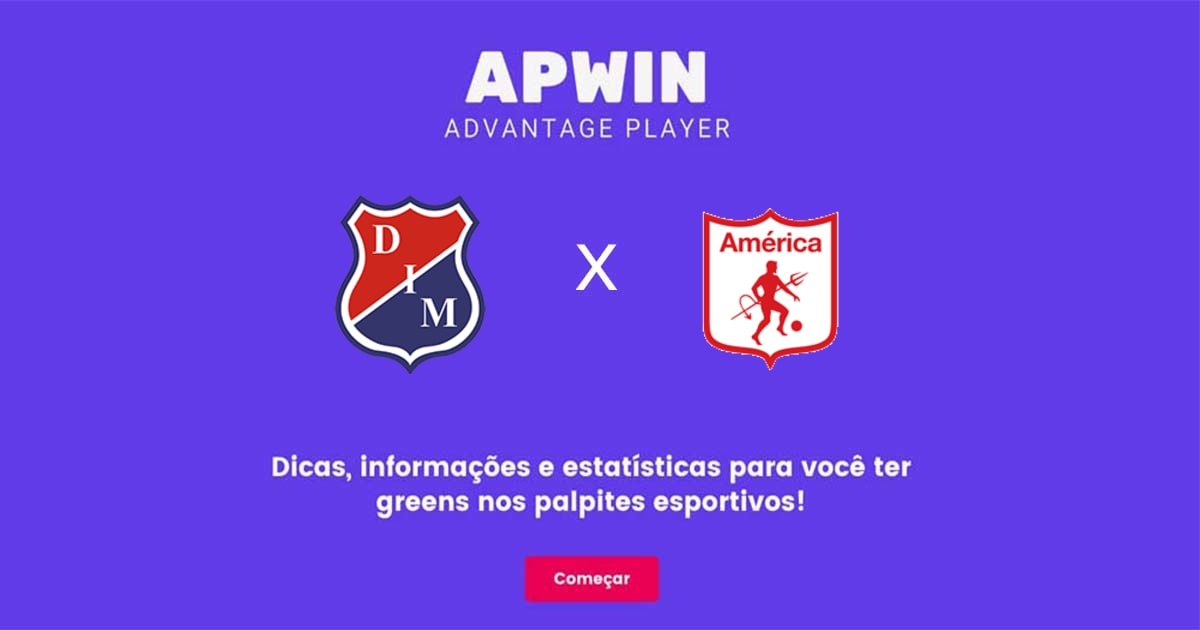 Independiente Medellín x América de Cali Estatísticas | 12/06/2023 | APWin