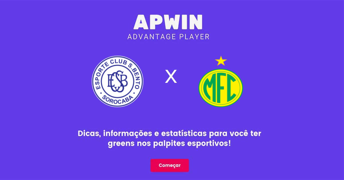 S&atilde;o Bento x Mirassol Estat&iacute;sticas | 04/02/2023 | APWin