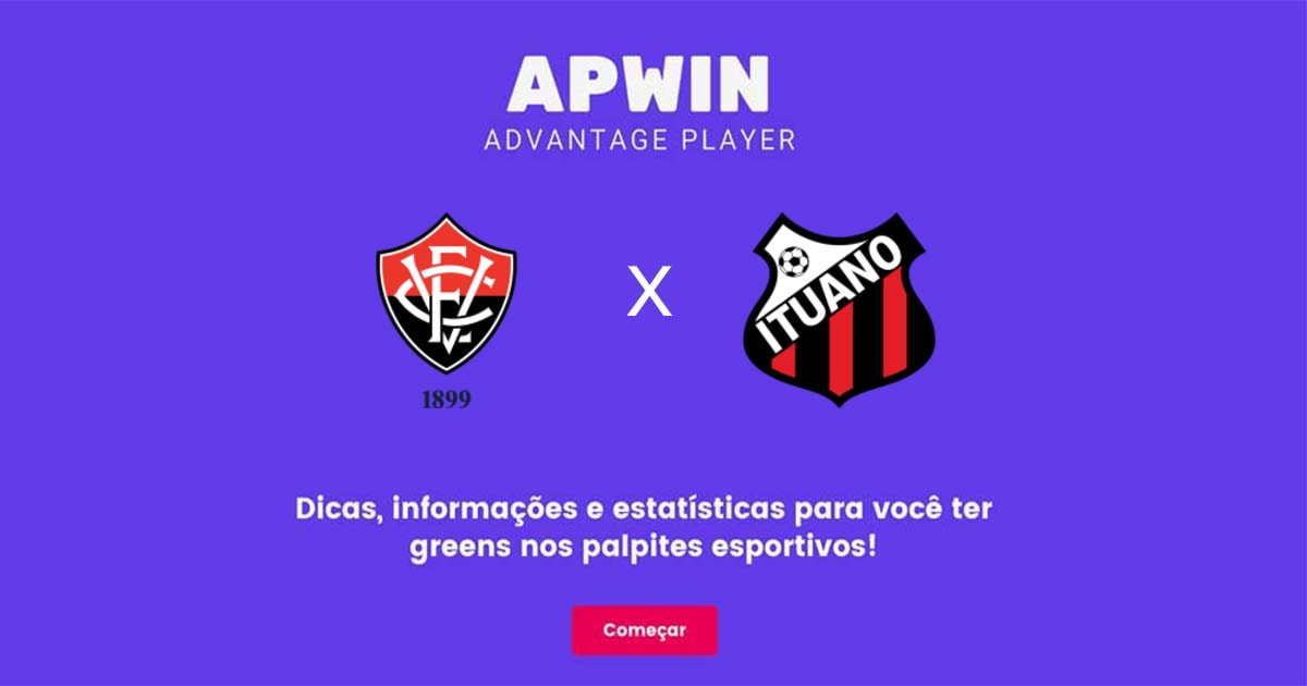 Vitória x Ituano Estatísticas | 02/06/2023 | APWin