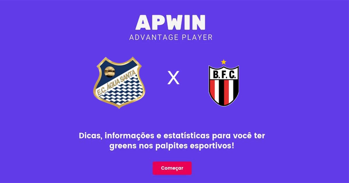Água Santa x Botafogo SP Estatísticas | 25/02/2023 | APWin