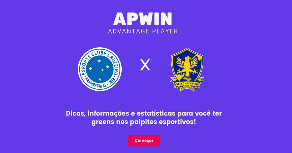 Cruzeiro Arapiraca x Retr&ocirc;: Estat&iacute;sticas - 16/07/2023 | APWin