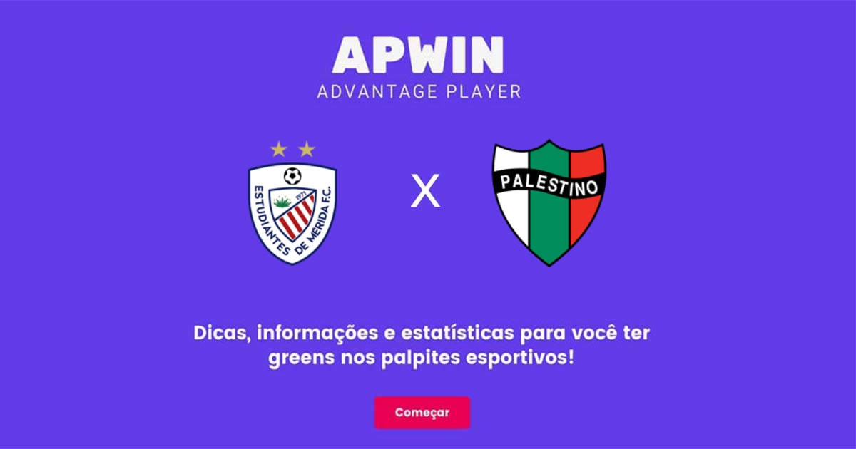 Estudiantes M&eacute;rida x Palestino Estat&iacute;sticas | 25/05/2023 | APWin