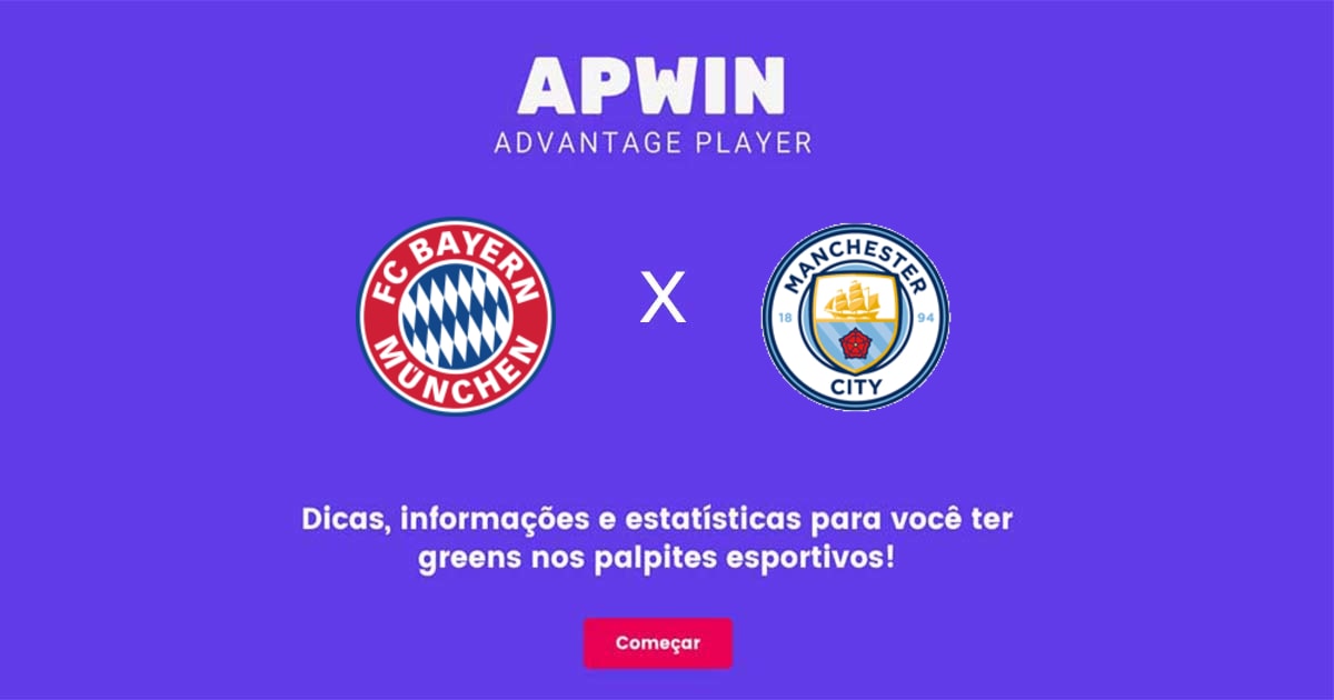 Bayern M&uuml;nchen x Manchester City Estat&iacute;sticas | 19/04/2023 | APWin