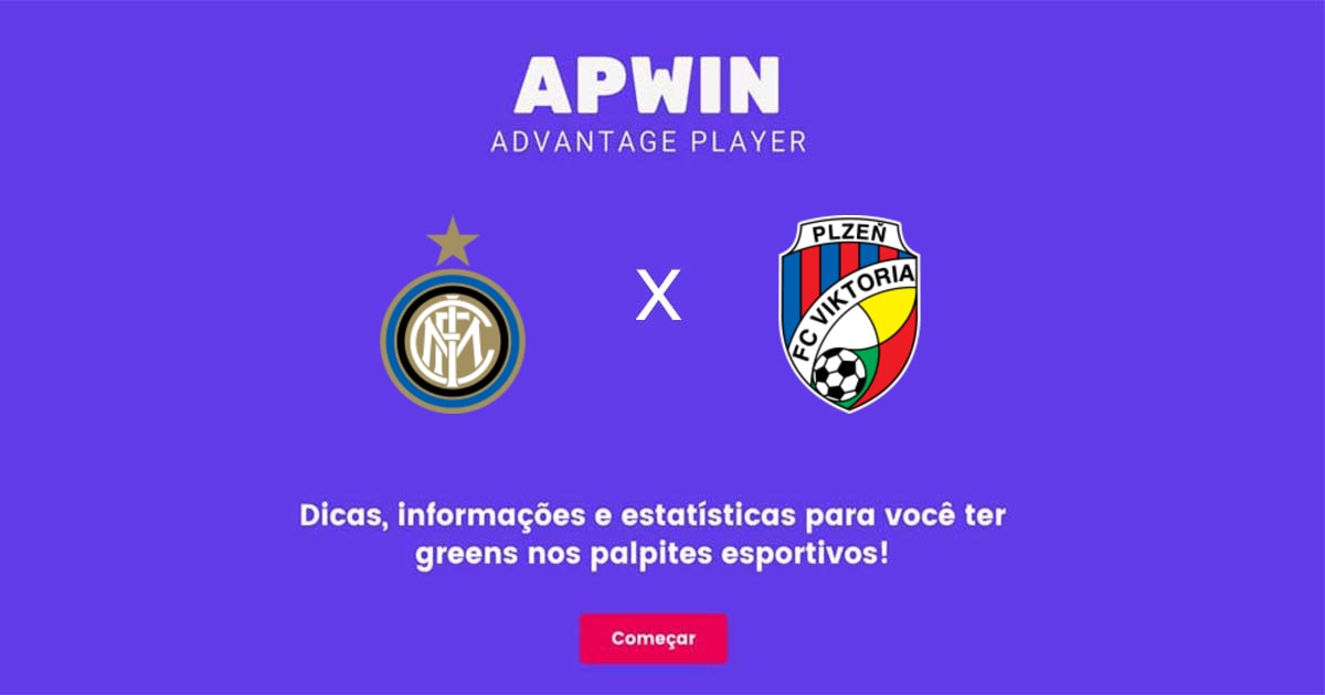 Inter Milan x Viktoria Plzeň Estat&iacute;sticas | 26/10/2022 | APWin