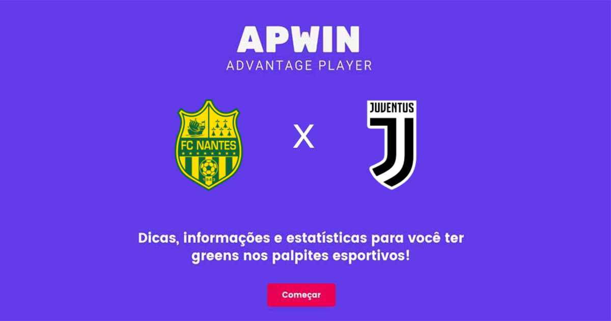 Nantes x Juventus Estat&iacute;sticas | 23/02/2023 | APWin