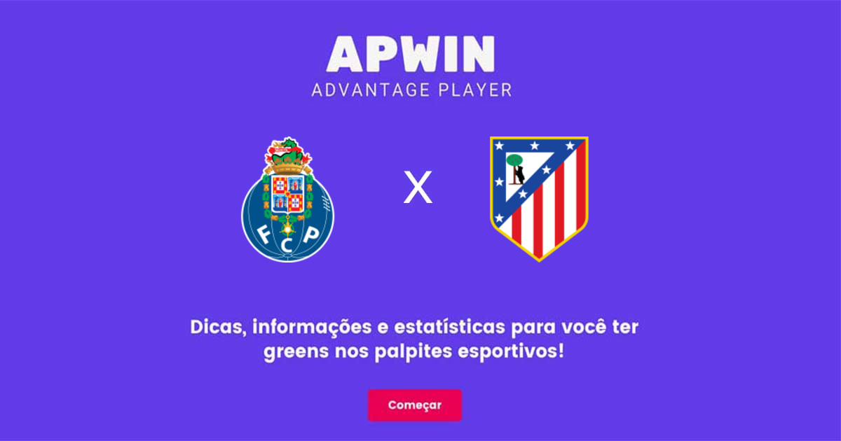 Porto x Atl&eacute;tico Madrid Estat&iacute;sticas | 01/11/2022 | APWin