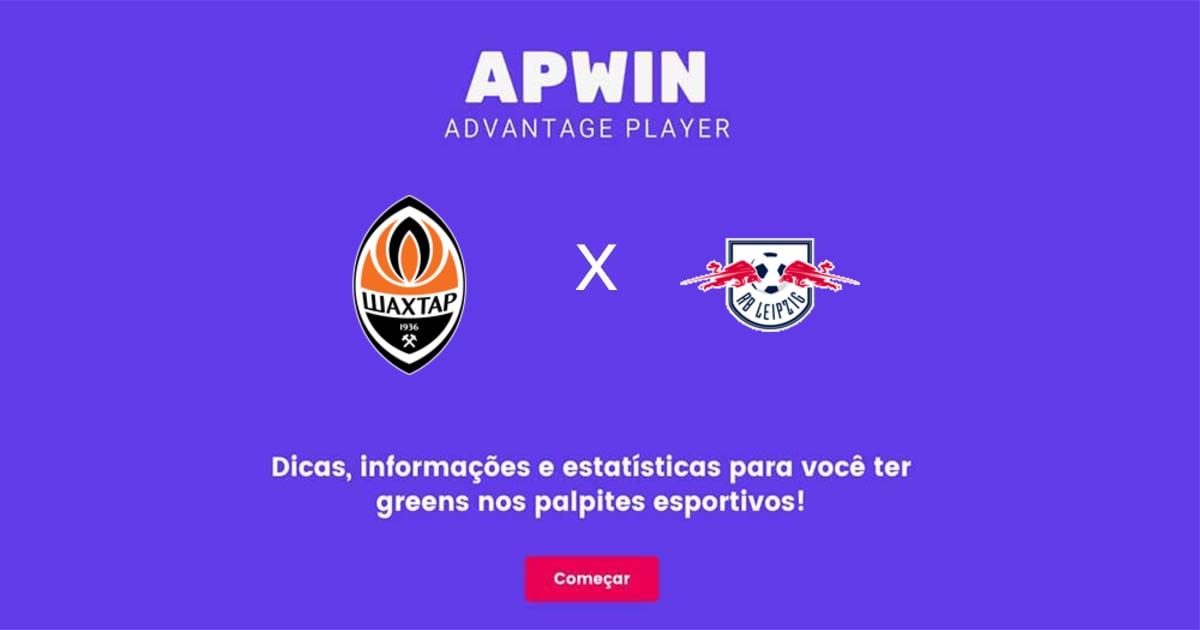 Shakhtar Donetsk x RB Leipzig Estat&iacute;sticas | 02/11/2022 | APWin