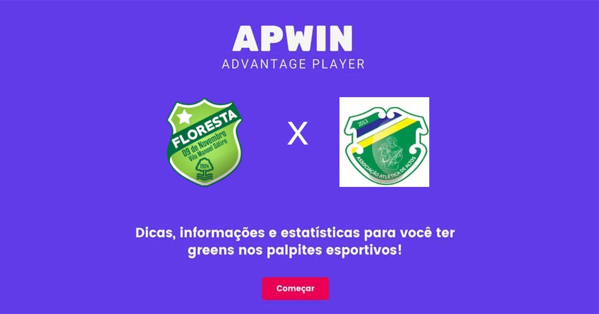 Floresta x Altos Estat&iacute;sticas | 11/06/2023 | APWin