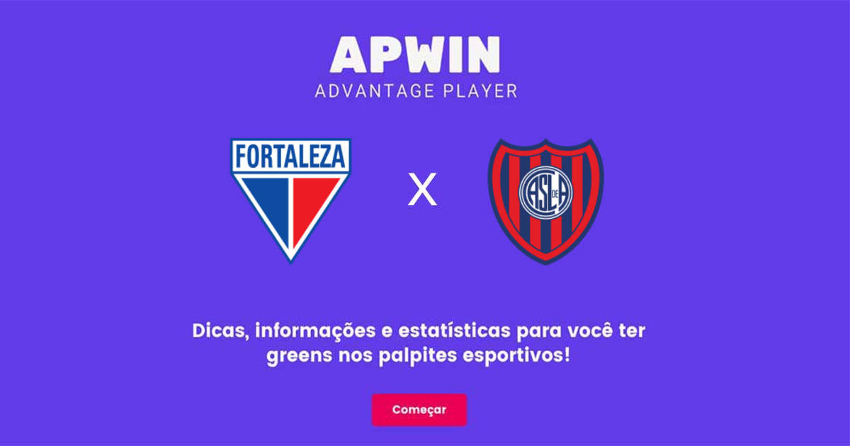 Fortaleza x San Lorenzo Estat&iacute;sticas | 24/05/2023 | APWin