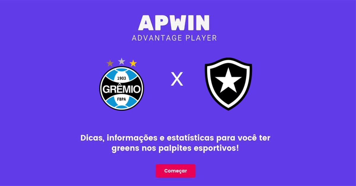 Grêmio x Botafogo: Estatísticas - 09/07/2023 | APWin