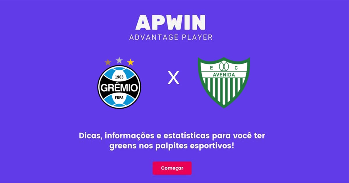 Grêmio x Avenida Estatísticas | 12/02/2023 | APWin