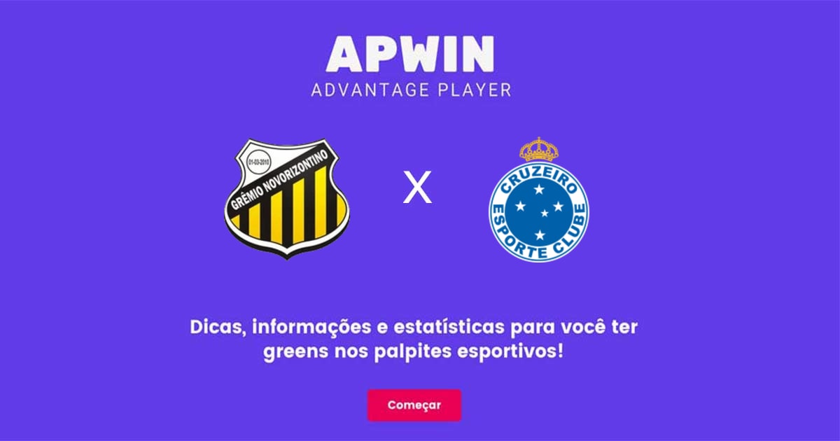 Novorizontino x Cruzeiro Estat&iacute;sticas | 27/10/2022 | APWin