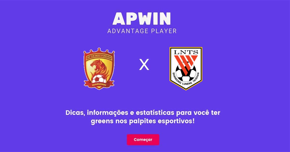 Guangzhou Evergrande x Shandong Luneng Estat&iacute;sticas | 15/12/2022 | APWin