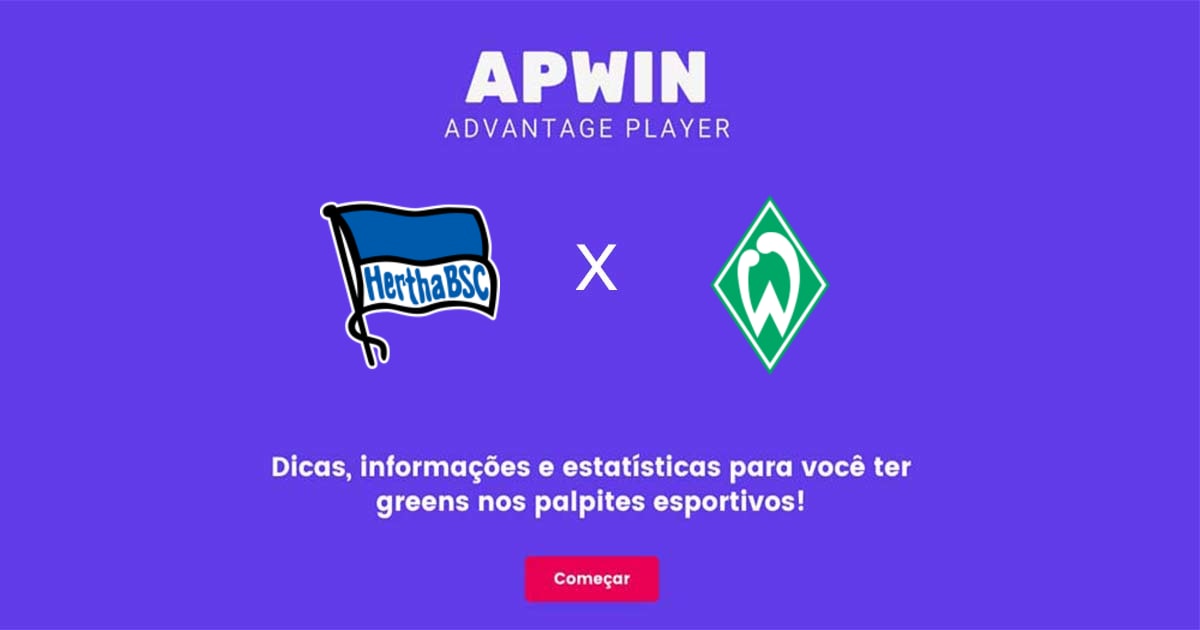 Hertha BSC x Werder Bremen Estat&iacute;sticas | 22/04/2023 | APWin