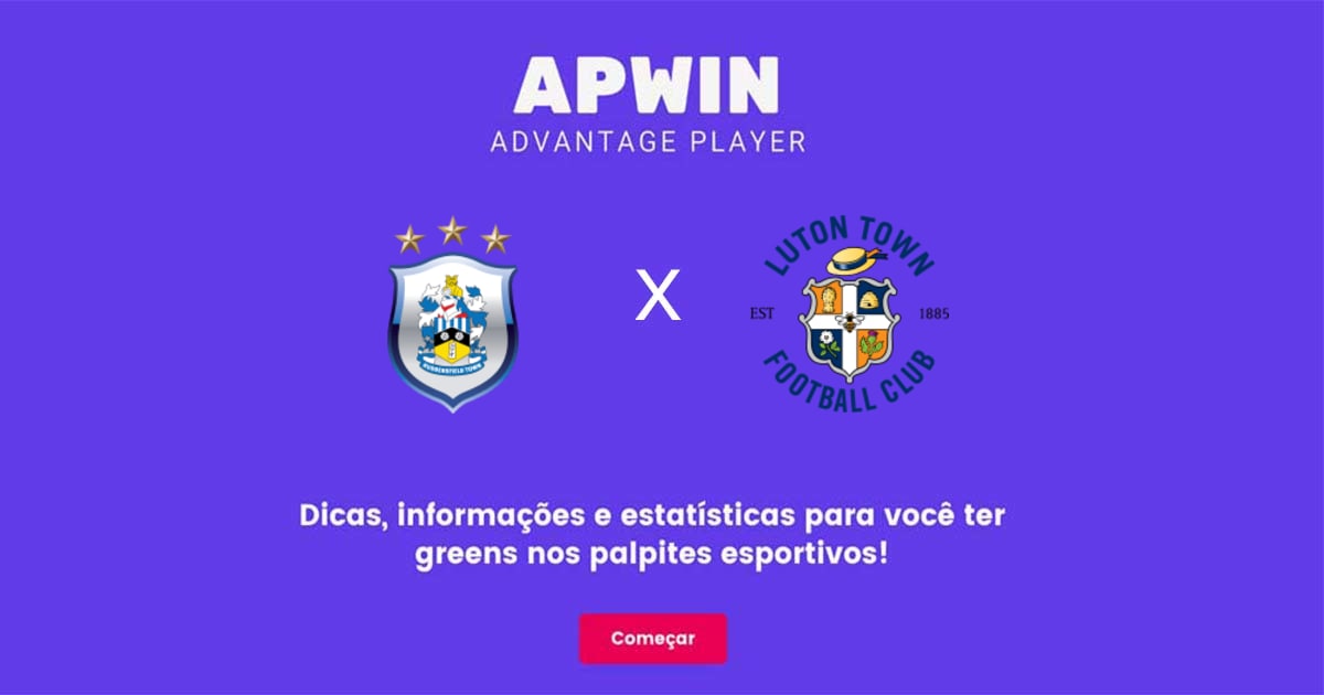Huddersfield Town x Luton Town Estat&iacute;sticas | 01/01/2023 | APWin