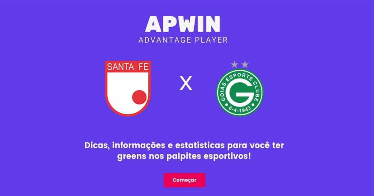 Santa Fe x Goi&aacute;s Estat&iacute;sticas | 28/06/2023 | APWin