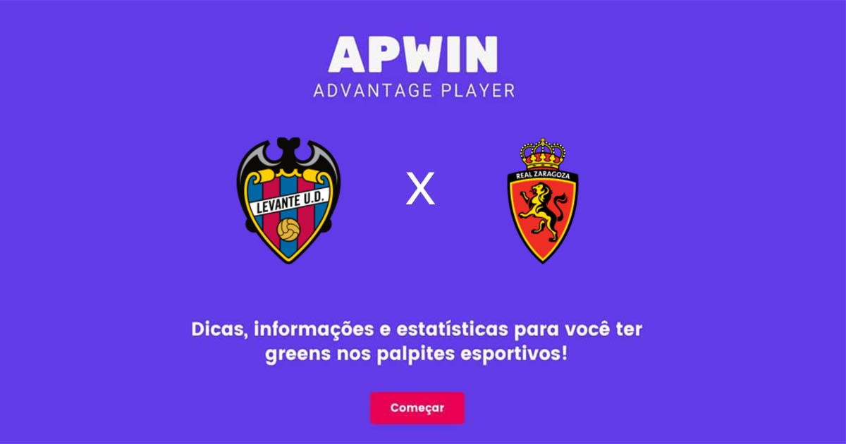 Levante UD x Real Zaragoza Estat&iacute;sticas | 31/03/2023 | APWin