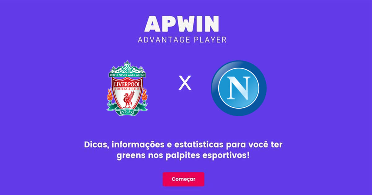 Liverpool x Napoli Estat&iacute;sticas | 01/11/2022 | APWin