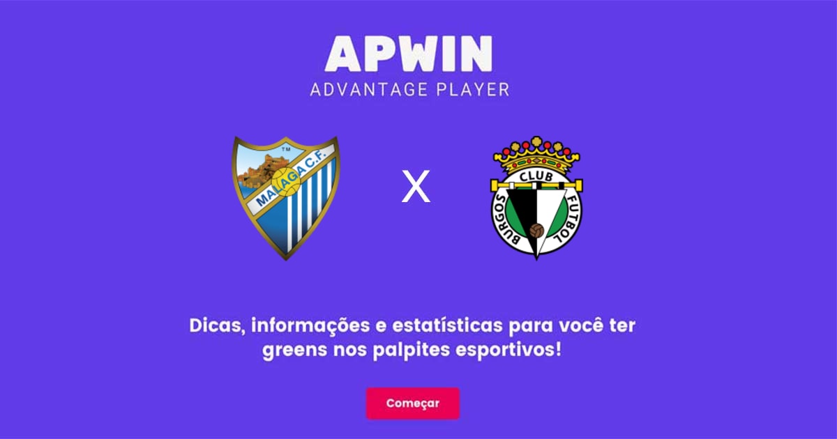 Málaga CF x Burgos CF Estatísticas | 21/01/2023 | APWin